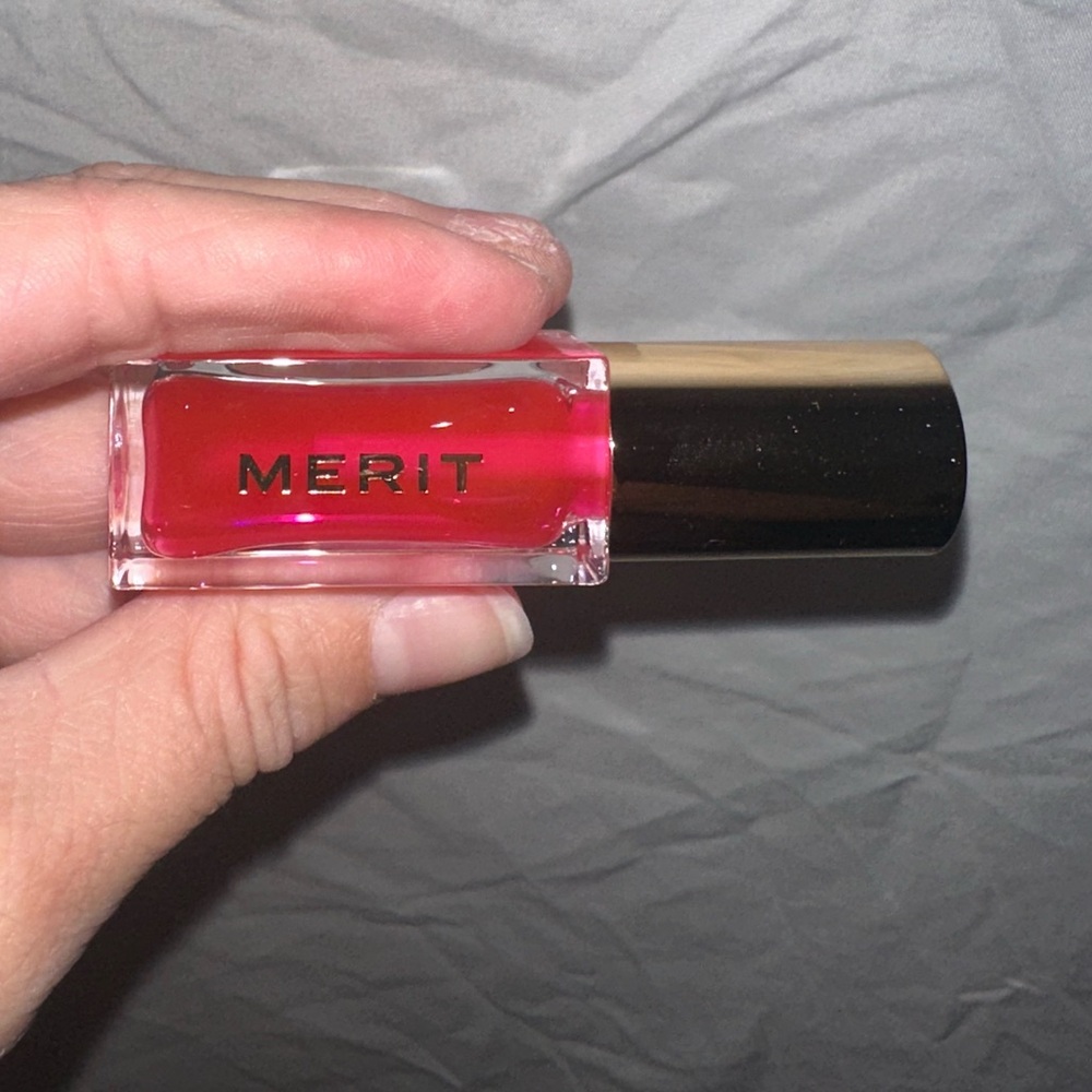 Merit tinted lip oil